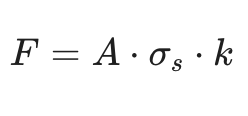 Required Tensile Force Calculation Formula for Stretch Forming Process